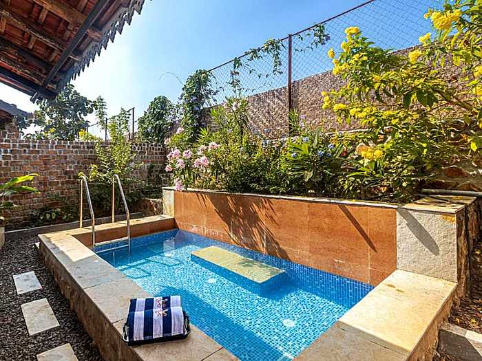 SaffronStays Lake House Marigold-A Set Of 2 Rustic Cottages With Private Plunge Pools